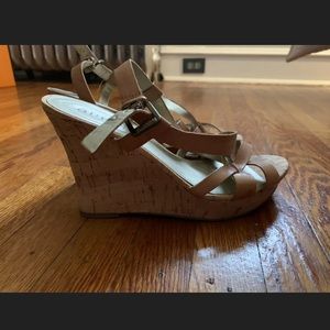Guess wedge sandals size 9